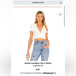 [revolve; superdown] cardi top